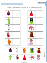 Identifying and drawing two dimensional shapes. Year 1 Describe Position Direction And Movement Three Quarter Turns 2 Master The Curriculum