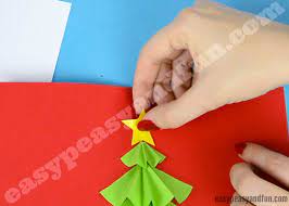 How to make pop up #christmas #cards. Christmas Tree Pop Up Card Easy Peasy And Fun