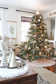 Stunning European Fir Tree In A Cozy Living Room White Christmas Decor Faux Christmas Trees Christmas Tree Pictures