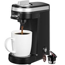 Black And Decker Single Serve Coffee Maker Pods Aicok Single Serve Coffee Maker Coffee Machine For Most Single Cup Pods Including K Cup Pods Quick Bre Single Serve Coffee Makers Coffee Machine Coffee Maker