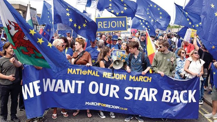 Britain itching to return to the EU