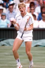 Boris becker is a german professional tennis player. Boris Becker S Ginger Crop And Slightly Sunburnt Thighs Had Him Taking Advantage Off As Well As On Court Boris Becker Tennis Players Tennis