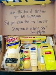 Birthday Gift Box Ideas For Mom Sunshine Box For Friends With Deceased Family Friends Themed Gift Baskets Sunshine Gift Christmas Gifts For Mom