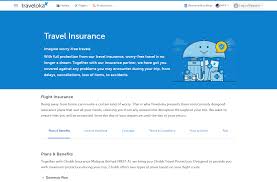 A policy that covers accidents to the insured and losses arising from a journey whether by air, sea or land. Traveloka Malaysia And Chubb Introduce Flight Insurance Plans Digital News Asia