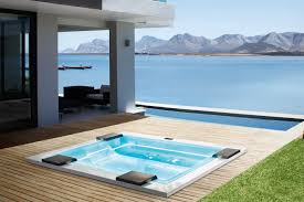 Outdoor Hydrospa With Whirlpool Gaiainterni Outdoor Backyard Pool Designs Outdoor Spa