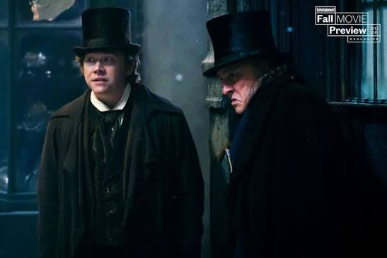 Get your first look at Tramell Tillman as the Ghost of Christmas Present  and Ian McKellen as Jacob Marley in Ti West's 'Ebenezer,' also starring  Johnny Depp. See the link below ⬇️