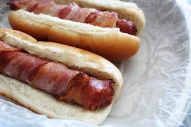 What's better than hot dogs? Bacon Wrapped Hot Dog Bottom Left Of The Mitten