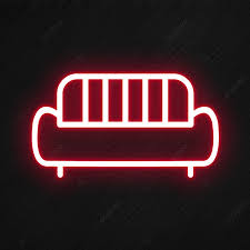 رمز أريكة في نمط النيون أيقونات النمط أيقونات النيون أيقونات أريكة Png وملف Psd للتحميل مجانا