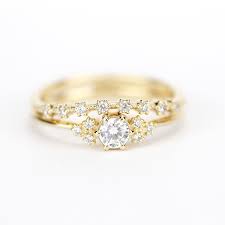 Wedding Rings Set Simple Unique Engagement Rings Stacked Bands Wedding Set Simple And Minimalist Engagement Rings Minimalist Engagement Ring Wedding Ring Sets Simple Wedding Ring Sets