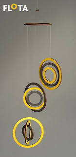 Beautiful Hanging Mobile Geometric Circles Home Decor Hanging Mobile Origami Mobile Geometric Decor