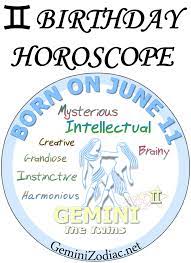 June 11 Birthday Personality Birthday Horoscope Horoscope Gemini Birthday