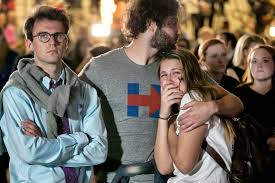 Image result for distraught hillary supporters