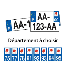 Más de 40 años de tradición son nuestro legado. Platten Nummernschild Plexiglas Auto 4x4 Abteilung Logo Insel Aus Frankreich Ebay