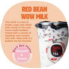 Best Seller Red Bean Wow Milk From Kung Fu Tea Tea Brands Milk Tea Winter Melon Tea