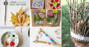 From messy activities to nature fun to outdoor toddler art and more! Nature Inspired Crafts Activities For Kids Kids Art Craft