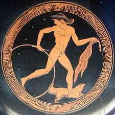 Hoop Rolling Ancient Greek Art Greek Paintings Greek Art