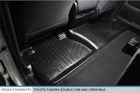 Smartliner Floor Mats 2nd Row Liner Black For 20142018 Toyota Tundra Double Cab Or Crewmax Cab For More Information Visit Toyota Tundra Cargo Liner Tundra