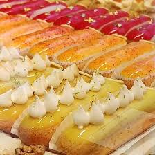 Eclairs Multicolores Patisserie Tarte Sans Pate Recette Dessert