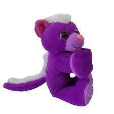 Huggers Purple Skunk Stuffed Animal Slap Bracelet By Wild Republic Skunk Purple Slap Bracelets