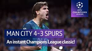 The most dramatic defeat in football history? Man City Vs Spurs 4 3 Spurs Go Through On Away Goals Uefa Champion Uefa Champions League Champions League Spurs