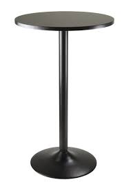 39 Black Elegant Metal Round Table With Black Metal Leg And Base In 2020 Round Pub Table Pub Table Winsome Wood