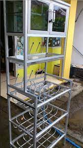 Rak piring memiliki fungsi penting di dalam dapur. Rak Piring Aluminium Minimalis Minimalist Art
