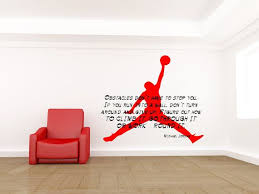 Michael Jordan Decal Michael Jordan Quote Basketball Decal Etsy Basketball Decal Basketball Decorations Boys Room Design