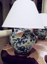 Ideas, tips and design hacks to. Ralph Lauren Blue White Porcelain Table Lamp Chinese Dragon Design New Frees Lamp White Porcelain Table Lamp