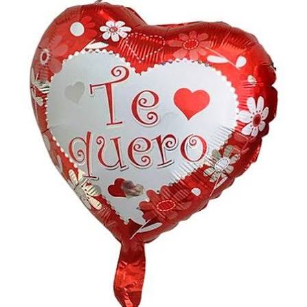 Balão de coração 45cm Te quero