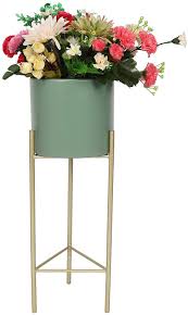 Cestino con manico grigio crema 20. Vaso Da Fiori Decorativo Mobile Per Piante Portavasi In Ferro Con Piedini M Supporto Per Piante In Metallo Porta Piante E Fiori Accessori Portavasi Bepco Ee