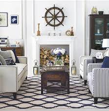 Bring nautical beach vibes to your home by displaying a lighthouse on your table, drawer, or shelf. 21 Nautical Living Room Decor Interior Design Ideas Coastal Decor Ideas Interior Design Diy Shopping