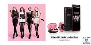 Blackpink logo hd (2700 x 1066) 5. Samsung Galaxy A80 Watch Active Buds Blackpink Edition Is Here