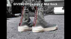 Givenchy george v mid sock sneaker. Givenchy George V Mid Sock Sneaker Grey Mix Unboxing On Feet Luxury Shoes 2018 4k Youtube
