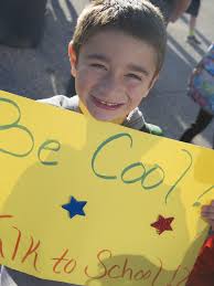 A 'cool' way to get to school