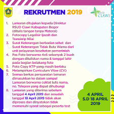 Rekrutmen.net lowongan kerja denpasar sebagai salah satu bpr terbaik dan terbesar di indonesia, yang diakusisisi tahun 1999, bpr lestari telah menorehkan catatan prestasi yang dilandasi oleh semangat. Terminalhrd Lowongan Kerja Rsud Ciawi Bogor April 2019