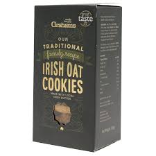Lift from baking sheet with a metal spatula and cool completely before serving. Grahams Irish Oat Cookies 135g