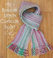 Have you ever wanted to knit faster & more efficiently? Craft Me Happy Boucle Stitch Curlicue Scarf Pattern