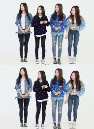 Red Velvet Joy Irene Seulgi Wendy Kpop Fashion 141015 Weekly Idol 2014 Recorded On 140923 Red Velvet Joy Velvet Fashion Velvet Clothes