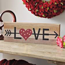 Pre Lit Wooden Love Sign Valentine Wood Crafts Valentines Sign Valentines Day Decorations