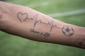 Get mini realistic baby with balloon small baby. Our Game Is Soccer Your Lifestyle Part One Soccer Tattoos Sport Tattoos Football Tattoo