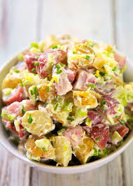 The Ritz Carlton Potato Salad Recipe Heirloom Potatoes Tossed In Mayonnaise Celery Fresh Chiv Potatoe Salad Recipe Potato Salad Recipe Easy Potluck Recipes