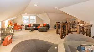 Attic Loft Area See More Rec Room Design Ideas Loft Design Rec Room Attic Spaces