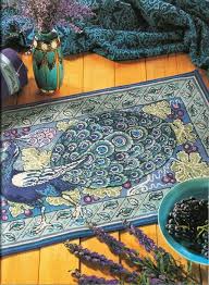 Then open it in any graphic software and click print. Peacock Rug Free Cross Stitch Design Free Cross Stitch Patterns