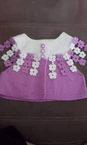 Iki Renkli Orgu Kiz Cocuk Yelek Knitted Baby Outfits Crochet Dress Pattern Free Knit Baby Jackets