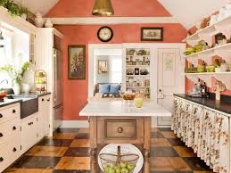 10 Beautiful Kitchens With Orange Walls Kitchen Design Color Country Kitchen Colors Kitchen Design