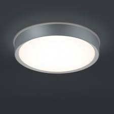 Ulriksdal badezimmer deckenleuchte chrom 2 glühbirnen. Titanfarbene Led Deckenleuchte Fur Ihr Badezimmer 30 Cm Durchmesser