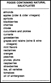 Salicylate levels in fruits and vegetables are higher in the skin and the area just below. Salicylates Food Intolerance Strawberry Tea Sinus Infection Remedies