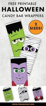 You may not share, redistribute or resell our digital files under any circumstances. Free Printable Halloween Candy Bar Wrappers Full Size And Mini Bars