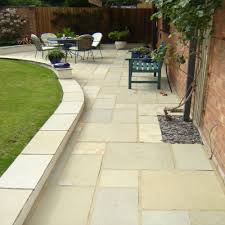Kota Yellow Indian Limestone Patio Stones Patio Garden Design Limestone Patio