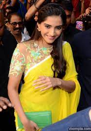 Voompla Hair Style On Saree Saree Hairstyles Sonam Kapoor Hairstyles